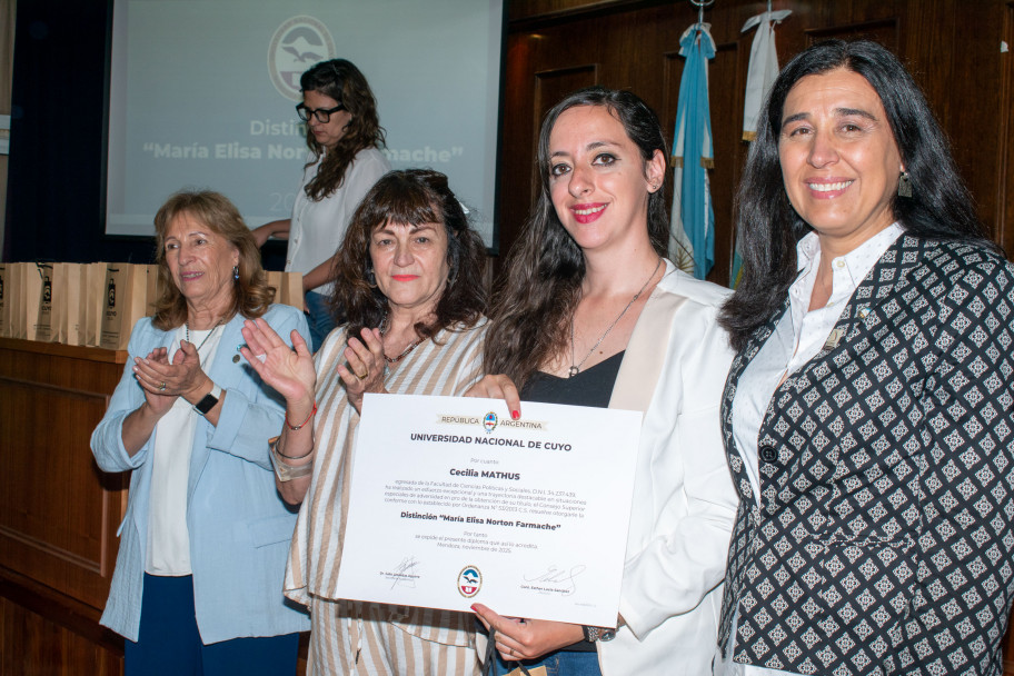 imagen Estudiantes y graduados de la UNCUYO recibieron la distinción Farmache