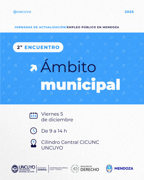 imagen Empleo público: la UNCUYO capacitará a equipos técnicos provinciales y municipales