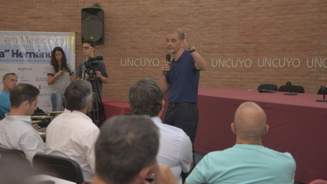 imagen Sergio «oveja» Hernández habló de liderazgo en la UNCuyo