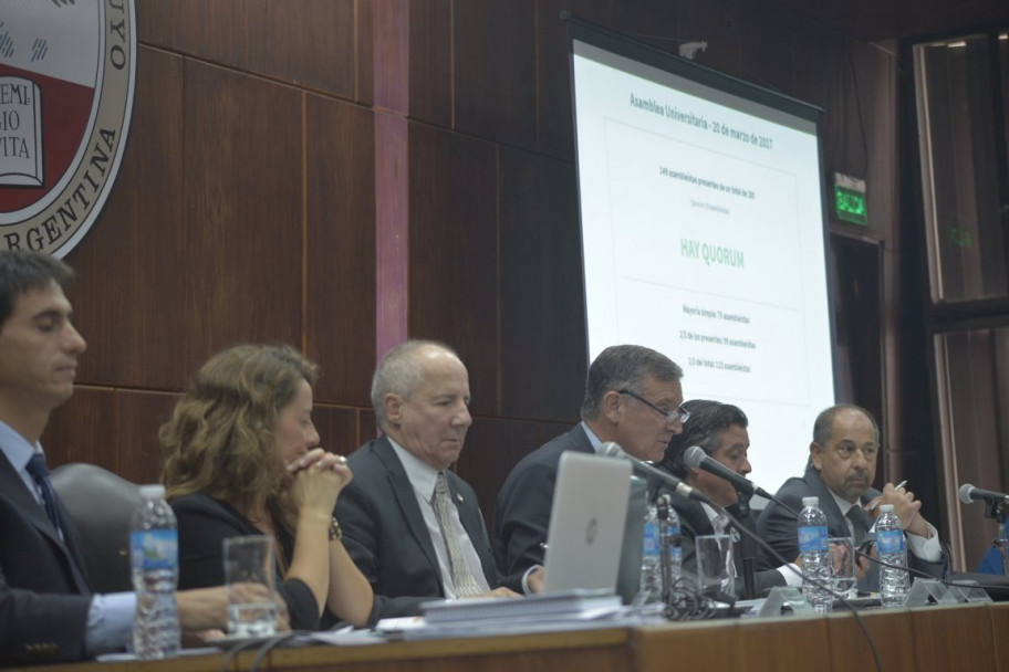 imagen Se reunió la Asamblea Universitaria 