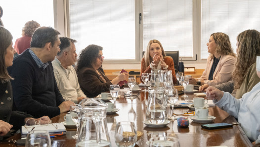 imagen Adriana García y Ana Sisti se reunieron con Decanas y Decanos