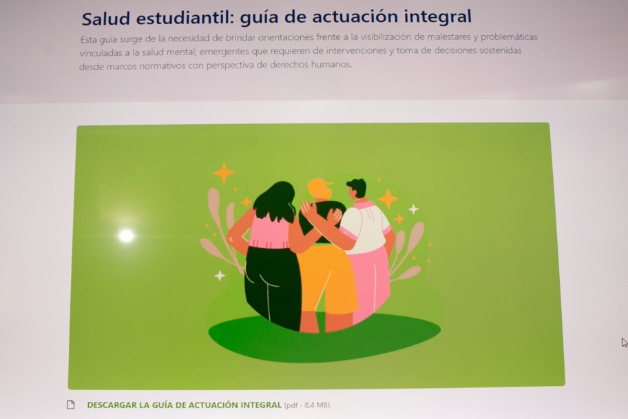 imagen Se presentó en la UNCUYO la Guía de actuación integral en salud estudiantil