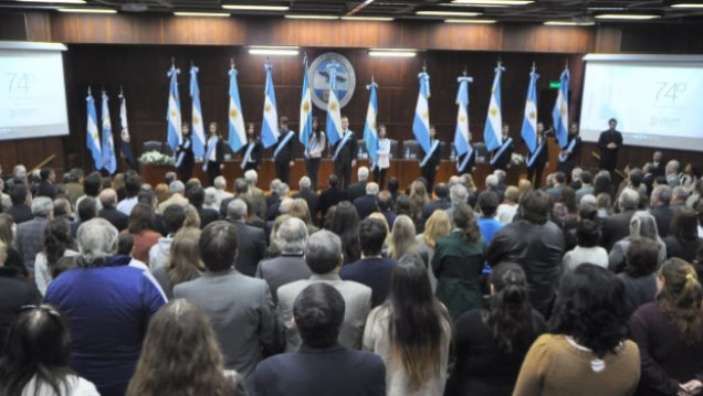 imagen Con proyección al futuro, armonía e integración la UNCuyo festejó sus 74 años
