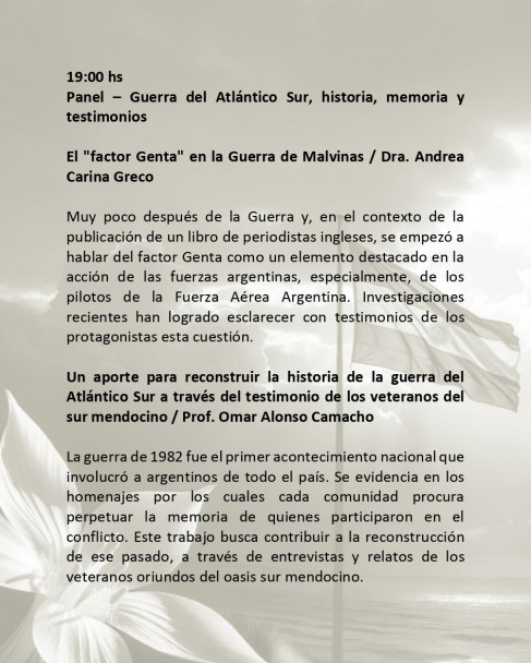 imagen "Cuestión Malvinas": la UNCUYO será sede de un nuevo encuentro de debate y memoria