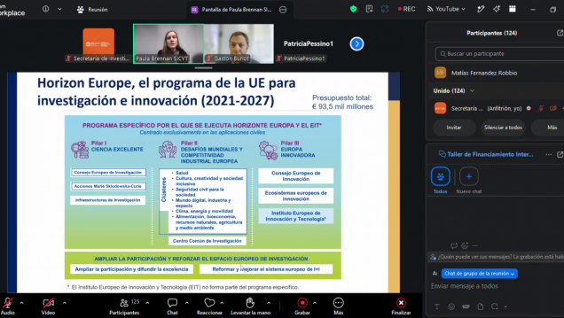 imagen Financiamiento internacional: compartieron oportunidades para investigadores de la UNCUYO