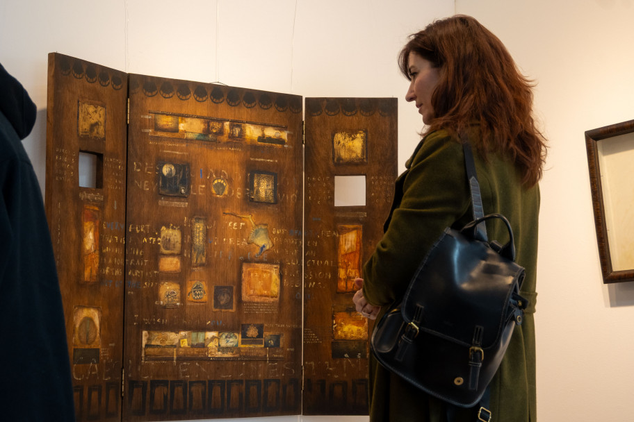 imagen "Una obra, una historia", la muestra que inauguró la artista visual Olga Campassi