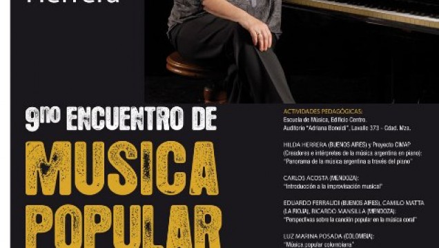 imagen Comienza mañana en Mendoza el 9º Encuentro de Música Popular