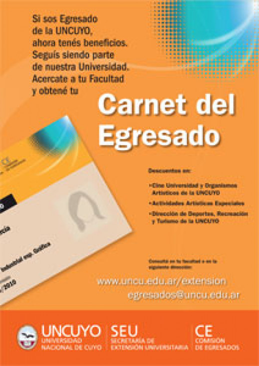 imagen La UNCuyo ofrecerá distintos beneficios a sus egresados