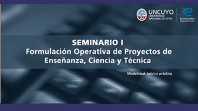 imagen Seminario sobre formulación operativa de proyectos