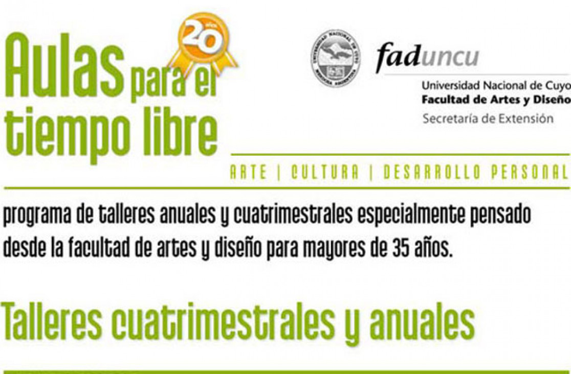 imagen Aulas para el Tiempo Libre inscribe para cursos de verano y talleres del ciclo 2011