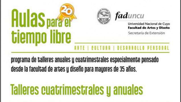 imagen Aulas para el Tiempo Libre inscribe para talleres del ciclo 2011