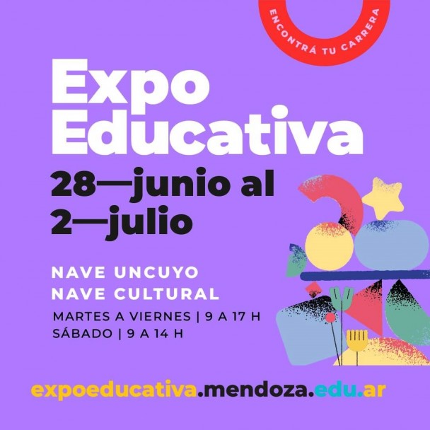 imagen Arranca el martes la Expo Educativa Mendoza 2022