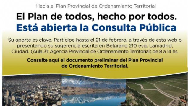 imagen Consultan al público por Plan de Ordenamiento Territorial