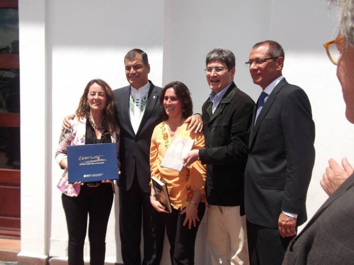 imagen Comitiva de la UNCuyo se reunió con el presidente Rafael Correa