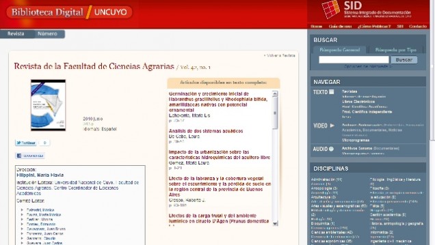 imagen La Biblioteca Digital  fue declarada "repositorio institucional" de la Universidad