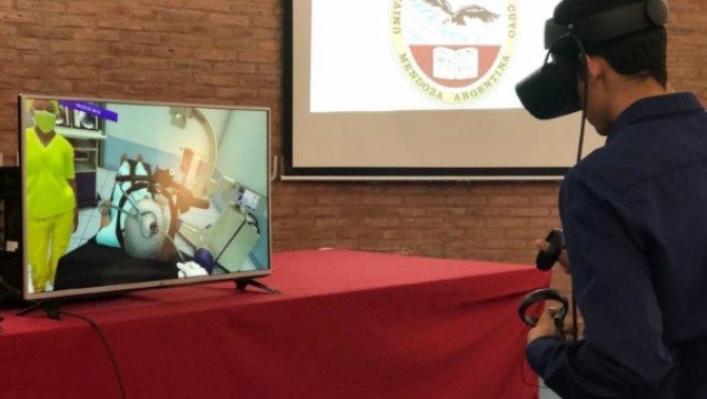 imagen El simulador virtual en neurocirugía de la UNCUYO fue presentado en un evento internacional de salud electrónica