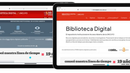 imagen La Biblioteca Digital de la UNCUYO renovó su sitio web