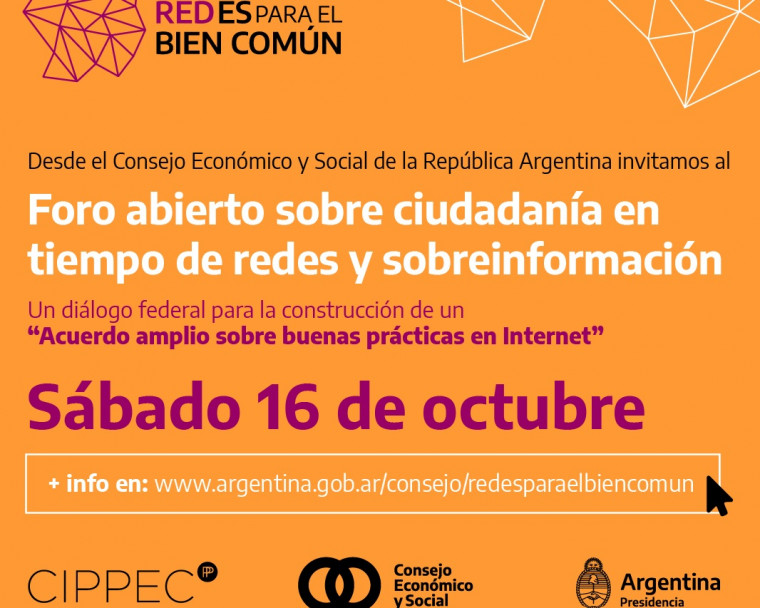 imagen Región Cuyo: convocan a participar del 2do. Foro abierto sobre ciudadanía en tiempos de redes y sobreinformación