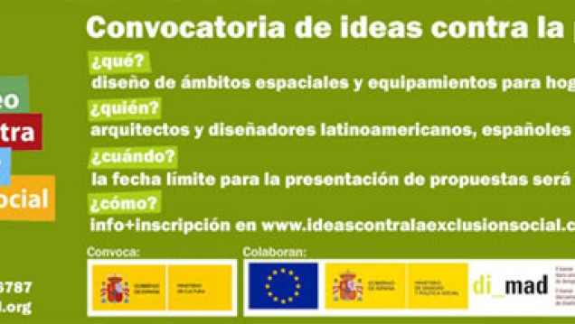 imagen Convocatoria de Ideas para la creación de Diseños contra la Pobreza y la Exclusión Social