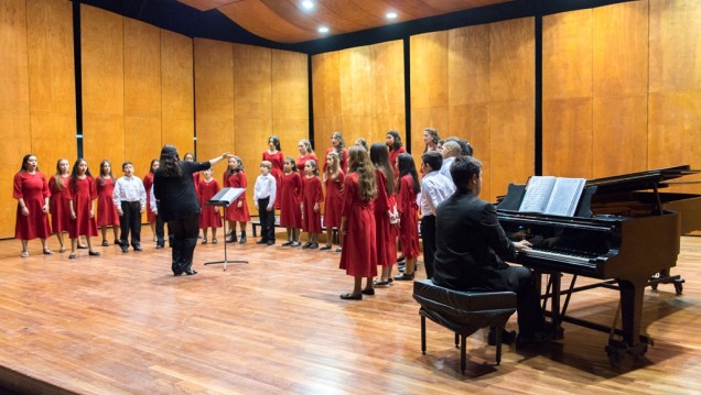 imagen Coros de niños de la UNCuyo y de Alemania compartieron una master class 