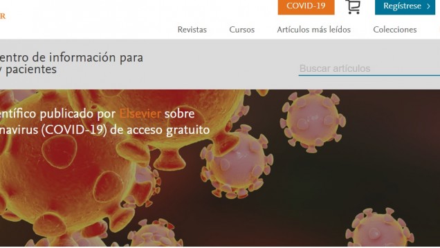 imagen  Revistas internacionales dan acceso a contenidos y datos sobre Coronavirus