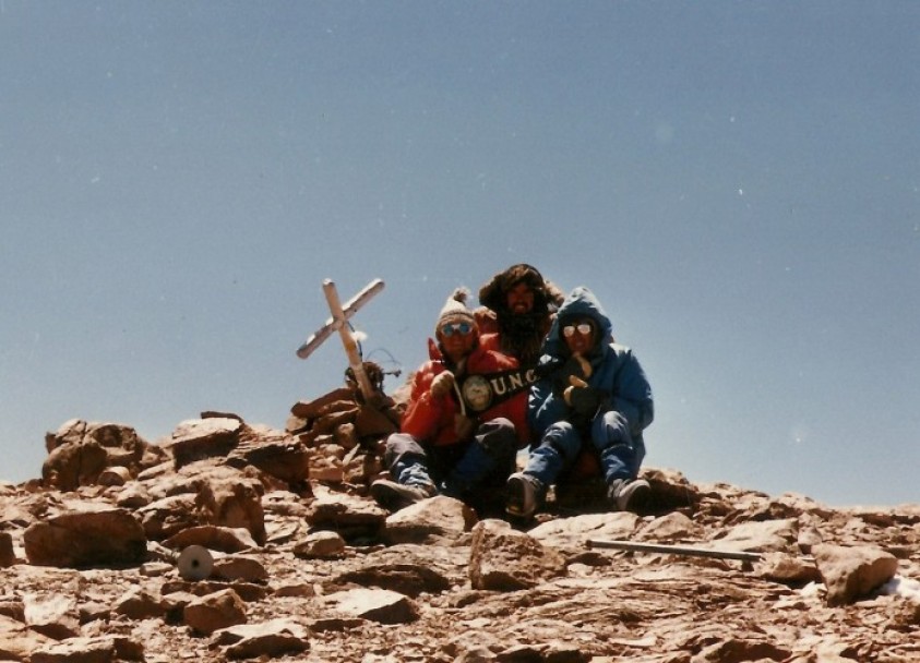 imagen Celebraron 30 años del primer ascenso al Aconcagua