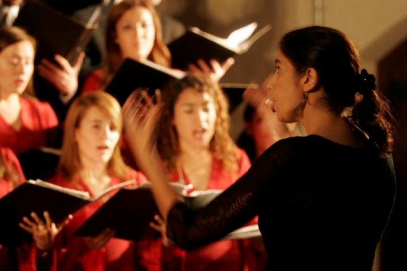 imagen Silvana Vallesi dirigió el Coro Nacional de Jóvenes de la República Argentina