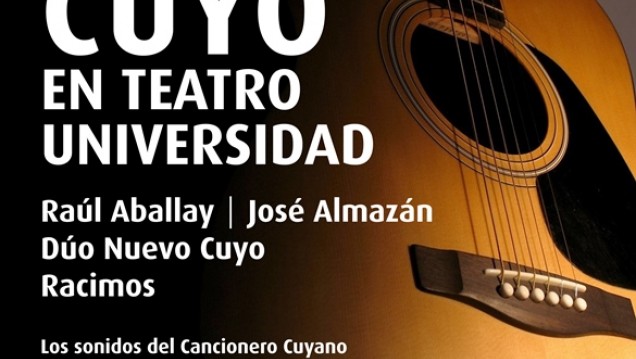 imagen Sonidos cuyanos invaden la sala del teatro Universidad