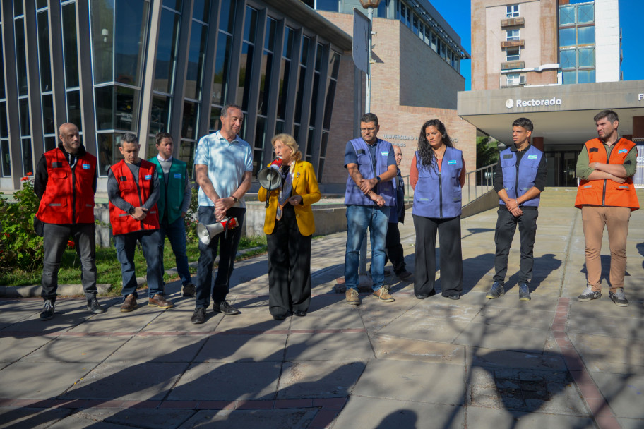 imagen La UNCUYO realizó un simulacro de evacuación para edificios públicos y educativos