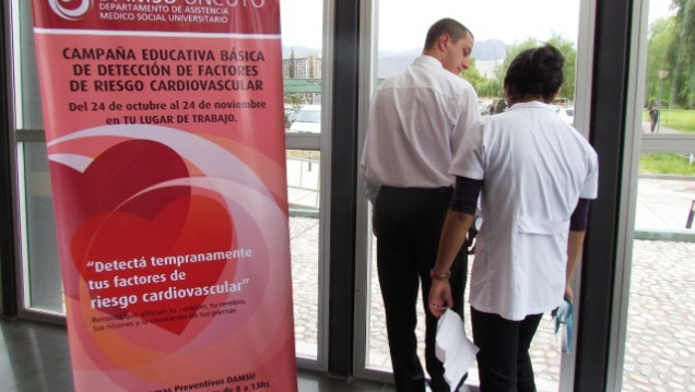 imagen Damsu puso en marcha campaña para detectar factores de riesgo cardiovascular