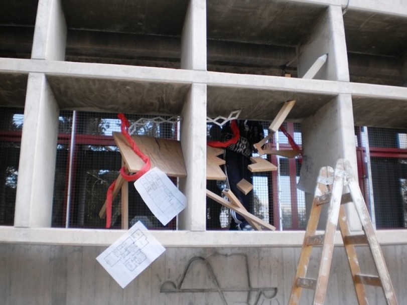 imagen Estudiantes de Arquitectura realizaron intervenciones en Ingeniería