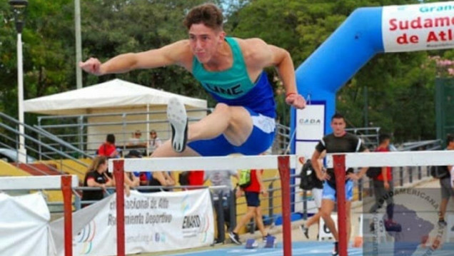 imagen A pura velocidad el atleta de la UNCUYO estableció un nuevo record 