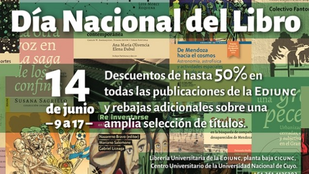 imagen Ediunc festeja con importantes descuentos el día nacional del libro