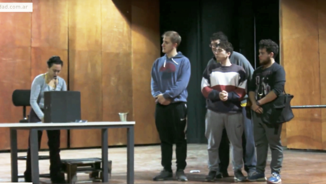 imagen Evocaron la Reforma Universitaria con una obra de teatro 