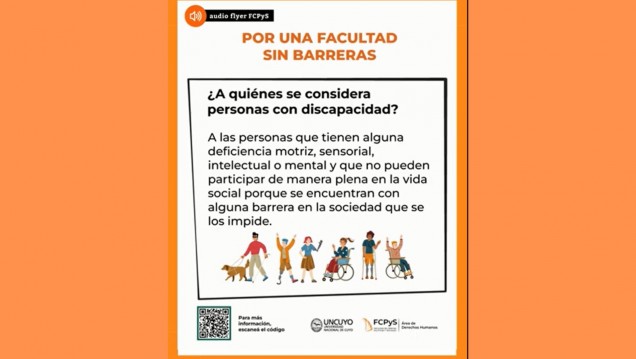 imagen Ciencias Políticas y Sociales promueve la accesibilidad en su comunidad