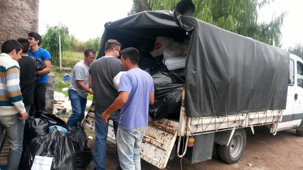 imagen Las donaciones de la UNCUYO llegaron al Valle de Uco
