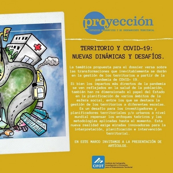 imagen Revista Proyección convoca a presentar artículos para el dossier "Territorio y Covid-19"
