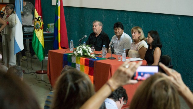 imagen Evo Morales visitó la UNCUYO