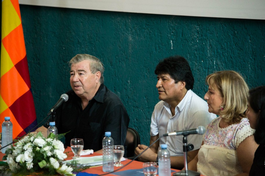 imagen Evo Morales visitó la UNCUYO