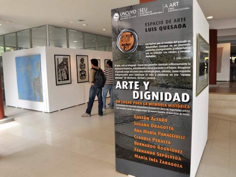 imagen Muestra de arte "para construir memoria" fue inaugurada en la UNCuyo