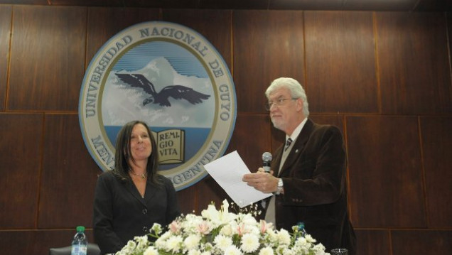 imagen Silvia Persio asumió como  vicerrectora de la UNCuyo