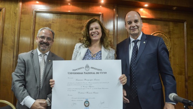 imagen La UNCUYO incluyó a especialista en Derechos Humanos entre sus doctores honoris causa
