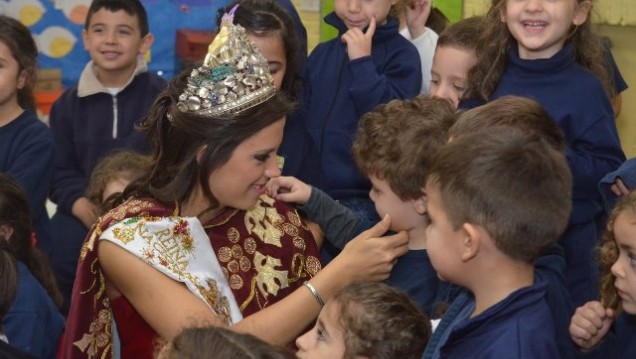 imagen Reina Nacional de la Vendimia visitó la Escuela Carmen Vera Arenas