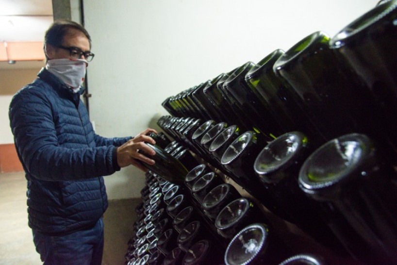 imagen Champenoise, un método con el que Agrarias elabora 3000 botellas de espumantes al año
