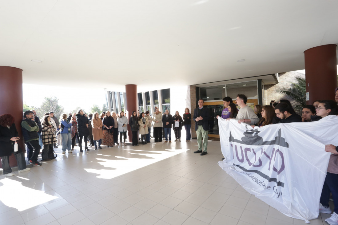 imagen Jornada de visibilización en la UNCUYO por la Ley de Financiamiento Universitario