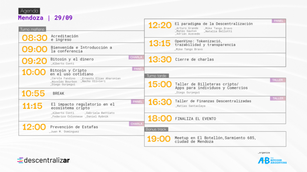 imagen Descentralizar 2023: se viene el encuentro de bitcoin más importante de Argentina