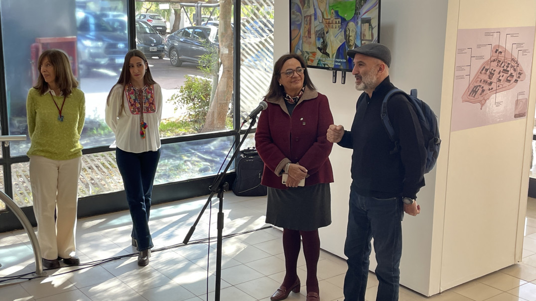 imagen Inauguraron una muestra que rinde homenaje a los muralistas de la UNCUYO
