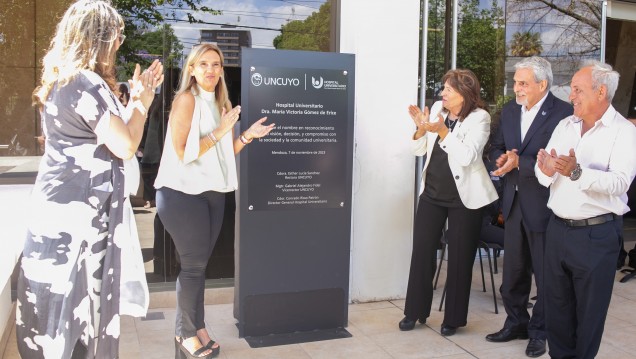 imagen Esther Sanchez: "María Victoria Gómez de Erice fue un antes y un después en la historia de la UNCUYO"