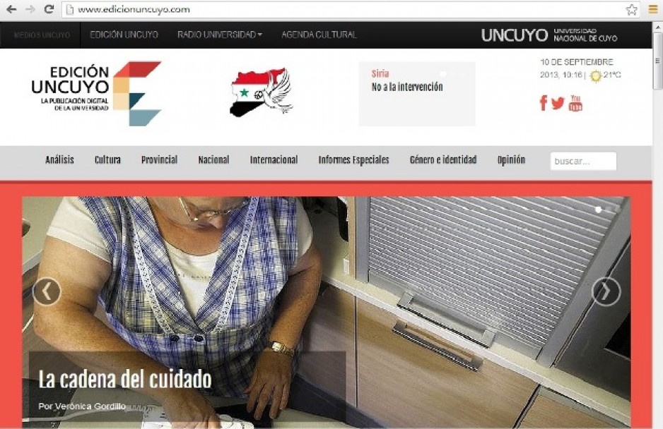 imagen Presentan nuevo canal de televisión y publicación digital de la UNCuyo