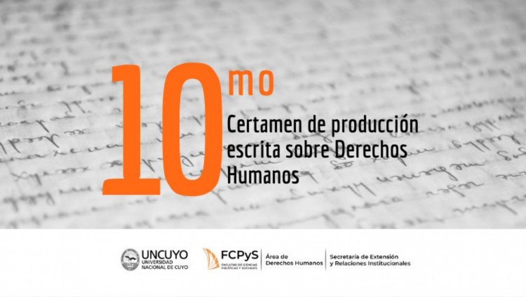 imagen Nueva edición del certamen de textos sobre derechos humanos que ya es un clásico 